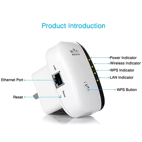 Repetidor Extensor Inalambrico De Señal WIFI Amplificador Del Router 300Mbps - Imagen 10 de 12