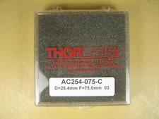 Thorlabs  AC254-075-C  f=100mm  1" Achromatic Doublet  ARC: 1050-1700nm