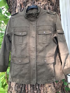 max jaqueta verde militar