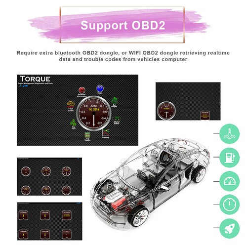 FOR HONDA ACCORD 2008-2013 CAR STEREO RADIO ANDROID APPLE CARPLAY GPS RDS PLAYER - Picture 11 of 12