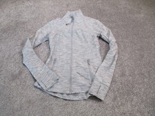 Lululemon Jacket Womens Size 4 Full Zip Logo Vented Activewear