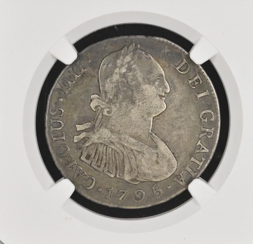 1795 NG-M GUATEMALA CARLOS IV 4 REALES KM52, CAL736 NGC VF-20