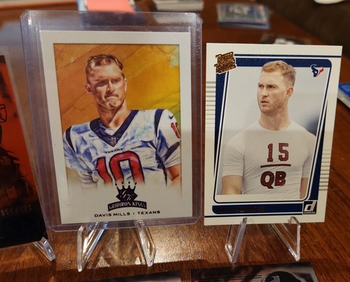 Davis Mills Lot of 10-  Illusions Trophy Club Ruby /125 Purple Optic TEXANS.. - Picture 4 of 5