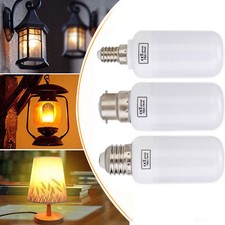 E27 E14 LED Flame Effect Simulated Nature Fire Light Bulb E26 E12 B22 Lamp GL369