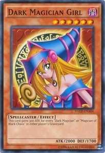 Dark Magician Girl - YGLD-ENA04 - Common - Unlimited Edition x3 - Near Mint