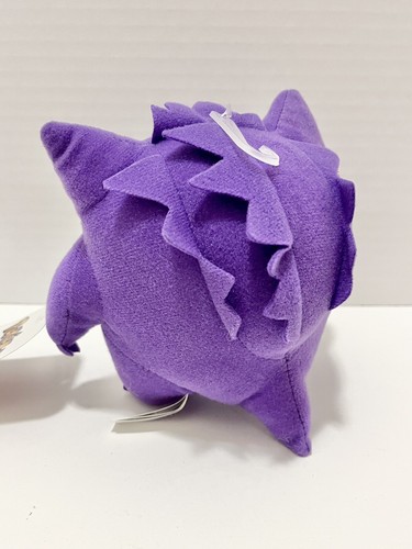 Pokemon Gengar Peluche Fabbrica Giocattolo Peluche 5,5” con Etichetta Nuovo - Foto 2 di 2