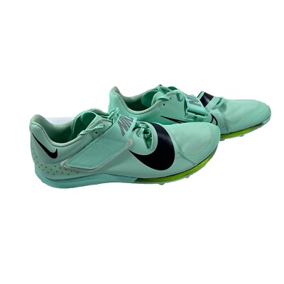 Nike Air Zoom Long Jump Elite Mint Foam Track & Field Men s 14  No Spikes & Bag 