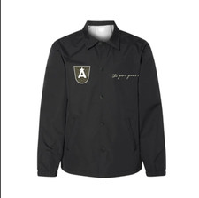 WNBA X ROUND21 Classic Coach Jacket Windbreaker ATL Black Medium