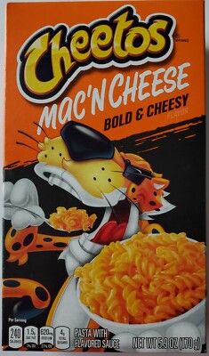 NEW CHEETOS MAC 'N CHEESE BOLD AND CHEESY FLAVOR 5.9 OZ BOX