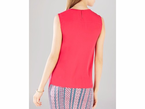 NEW BCBG MAX AZRIA AZALEA KAYLEEN SIDE DRAPE TOP WQR1V003/S427A SZ XS - Photo 2/2