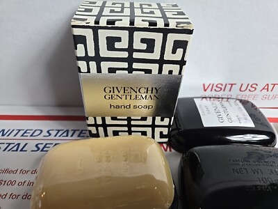 GIVENCHY GENTLEMAN 100g 3.5 Oz Soap Sealed! Vintage. See Pictures