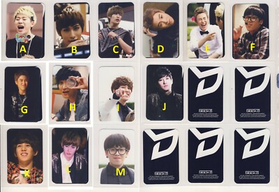 ◎ Block B PHOTO CARD BLOCK B 블락비 Official LOEN SET A + B PHOTOCARDS Photo Card