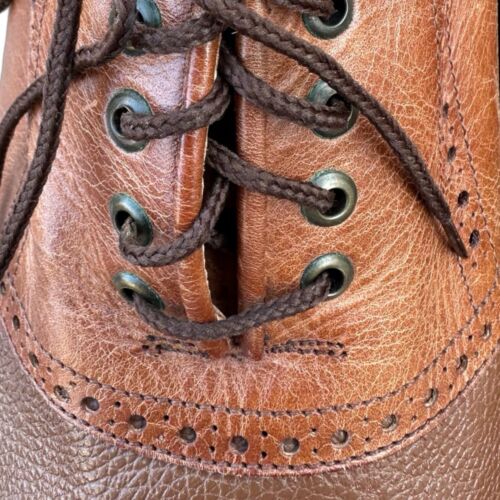 HITCHCOCK Men’s Brown Leather Oxford Shoes Size 11 1/2 Sporty Casual 5E Wide - Picture 9 of 11