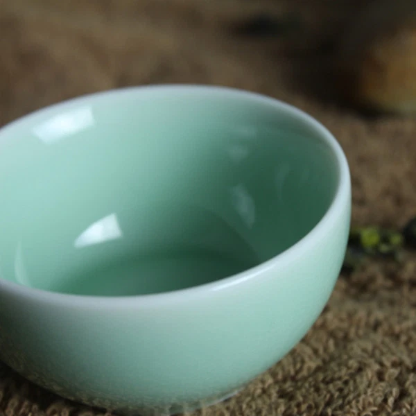 1 pieza Taza de té de porcelana Relieve Taza de té China Taza de té Tazas de cerámica Creativas Foto 4 de 4