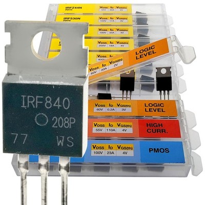 EEEEE MOSFET Kit Transistor-Set 70 Stück Logikpegel Hochstrom NMOS PMOS