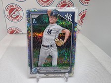 2024 Bowman Draft Chrome Sparkle Ref #BDC-198 Ryan Harvey NY Yankees #117/200