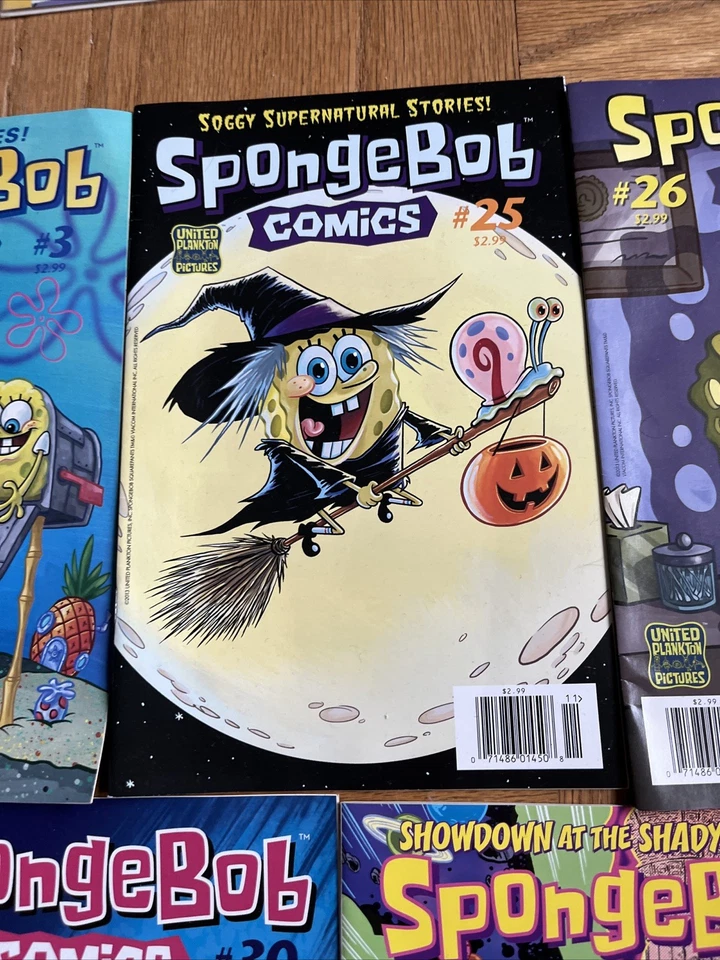 Комиксы SpongeBob ранний выпуск лот РЕДКИЕ почти как новые высококачественные в хорошем состоянии первый выпуск - Изображение 4 из 4