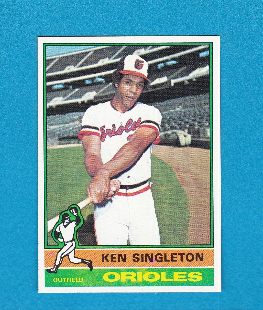 1976 TOPPS BASEBALL SET BREAK 175 KEN SINGLETON ORIOLES MINT!