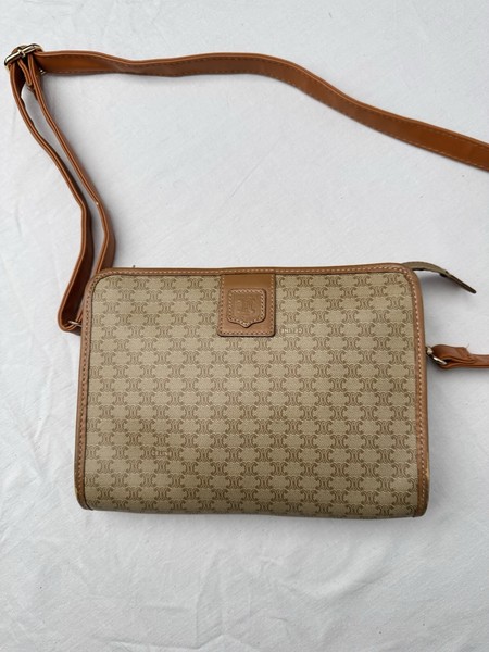 Vintage Celine Macadam clutch bag