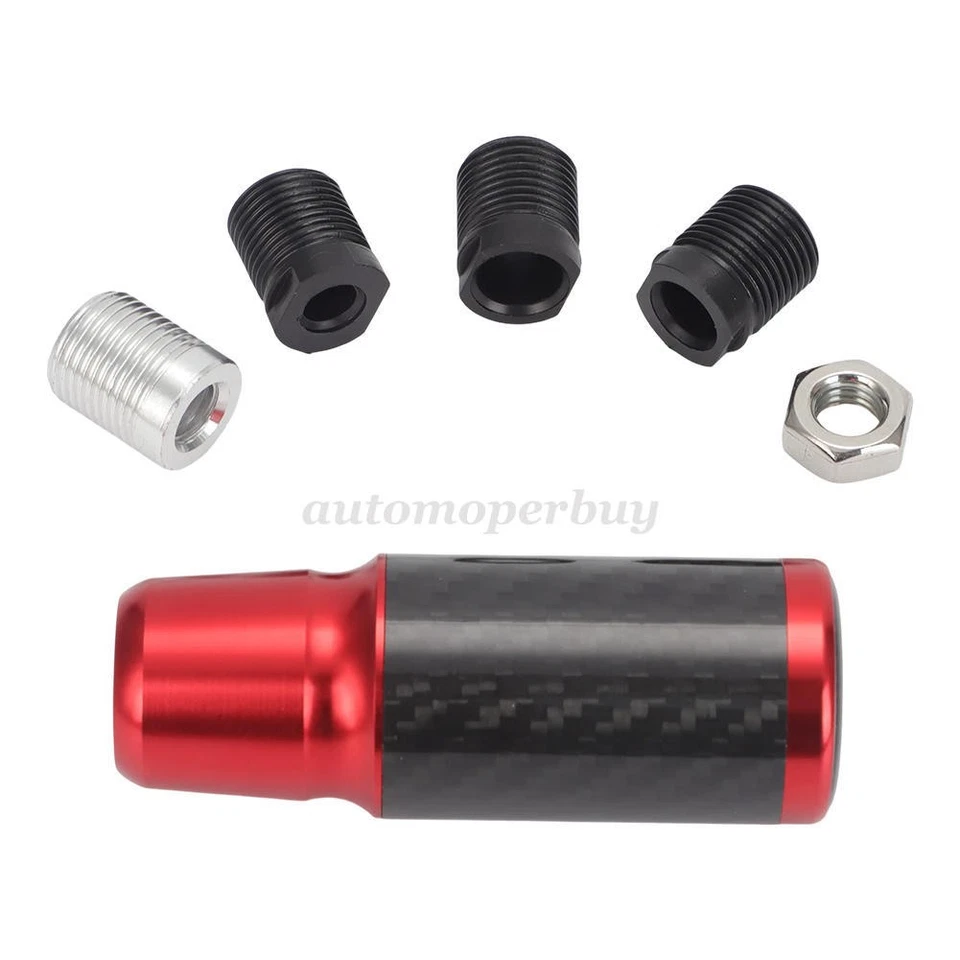 RED SI 6 JDM STICK SHIFT GEAR KNOB For CIVIC MK8 MK9 MKX FK FG ACCORD FIT US - Изображение 2 из 4