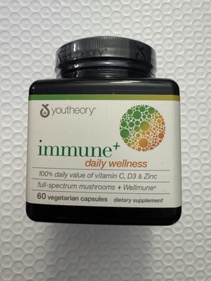 You theory YouTheory Immune+ Daily Wellness, 60 Vegetarian Capsules Exp 6/26