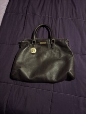 Versace Collection Tote Bag Purse, Dark Purple Eggplant Color