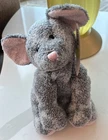 Mary Meyer Sweet Rascals Mouse Plush Floppy Body Rat Sitting Gray Animal Toy