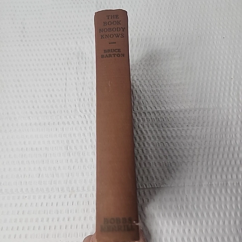 The Book Nobody Knows Bruce Barton Vintage 1926 Foto 3 de 4