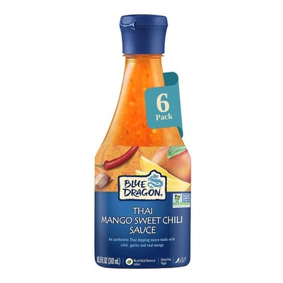 (Pack of 12) Blue Dragon Sweet Chili Mango Sauce for Dipping 10.5 Oz