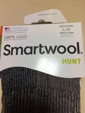 Smartwool Charcoal Hunt Socks NWT Unisex Large Tall Crew Height Heavy Cushion