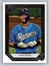 2021 Topps Gallery Sam Huff ROOKIE CARD #126 - Texas Rangers -. rookie card picture