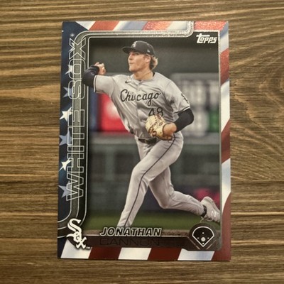 JONATHAN CANNON -2025 TOPPS SERIES 2 #660 INDEPENDENCE DAY #71/76 WHITE SOX SP