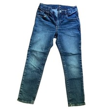 Gap Slim Taper Jeans Boys Size 8 Blue Medium Good Condition Adjustable Waist