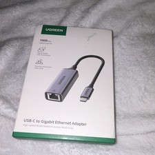 Ugreen USB-C to Gigabit Ethernet Adapter Aluminum Alloy Shell Fast Connection