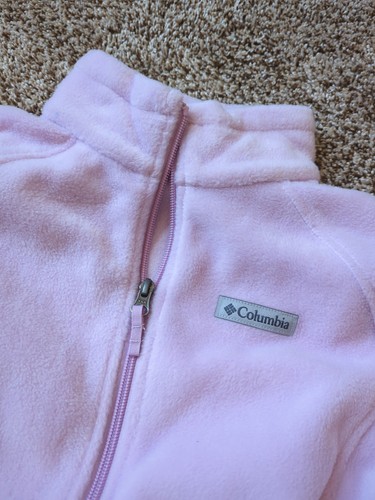 Columbia Girl's Sawyer Rapids Fleece, Color is Pink, Size Youth XL, 814 - Picture 2 of 6