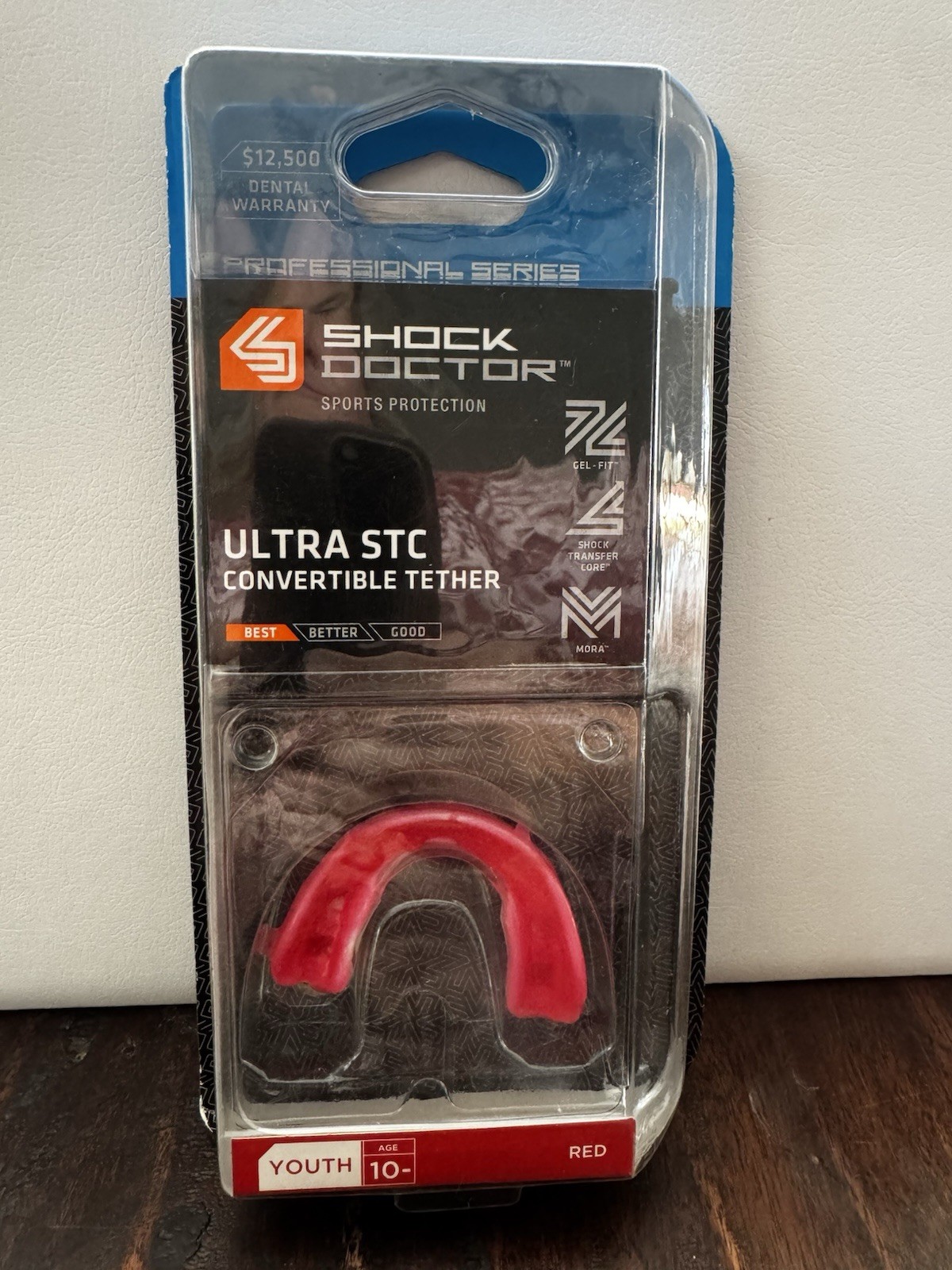 Shock Doctor Ultra STC CONVERTIBLE TETHER Mouthguard Youth Age 10- Red  6420Y – Biblioteca Nacional de Angola