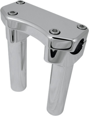 DRAG SPECIALTIES 0602-0592 Handlebar Riser & Top Clamp Kit, Fits 6 Inch