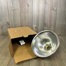 Simple Deluxe Clamp Lamp with 8.5 Inch Reflector, 2 Pack, Silver