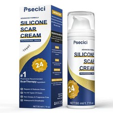 Advanced Silicone Scar Gel  Scar Reduction 1.7 oz - 2 DAY FREE DELIVERY