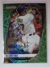 Nelson Cruz #/75 Green Scope Prism 2025 Panini Prism Baseball