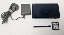 Nintendo DS lite Console Enamel Navy Blue with Charger, Stylus, Spore Game