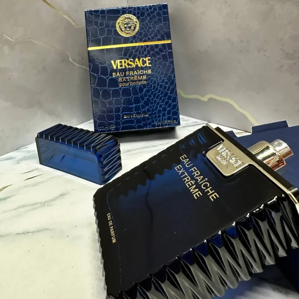 NUEVO Versace EAU FRAICHE EXTREME PARA HOMBRES 3,4 oz - 100 ml SELLADO Foto 4 de 4