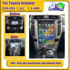 Upgrade For Toyota 4Runner 10-23 15.6'' Car Stereo Radio Auto Carplay 64GB