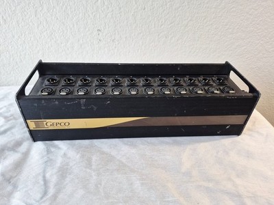Gepco International 12-Channel Audio Stage Box Fully Functional