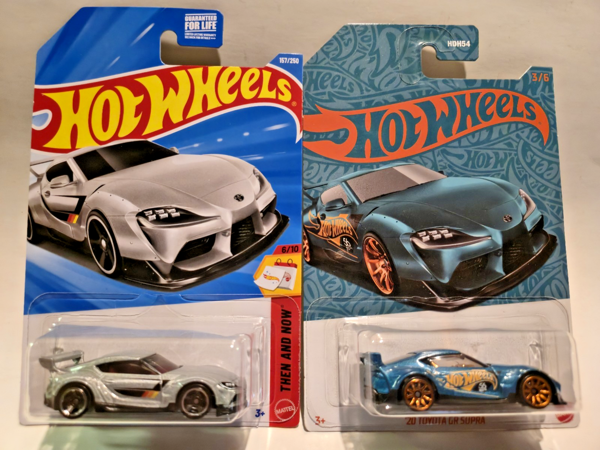 激レアホットウィール限定日本未入荷TOYOTA GR SUPRA Hot Wheels 20 Toyota GR Supra 2026 Then and Now & 2024 56th