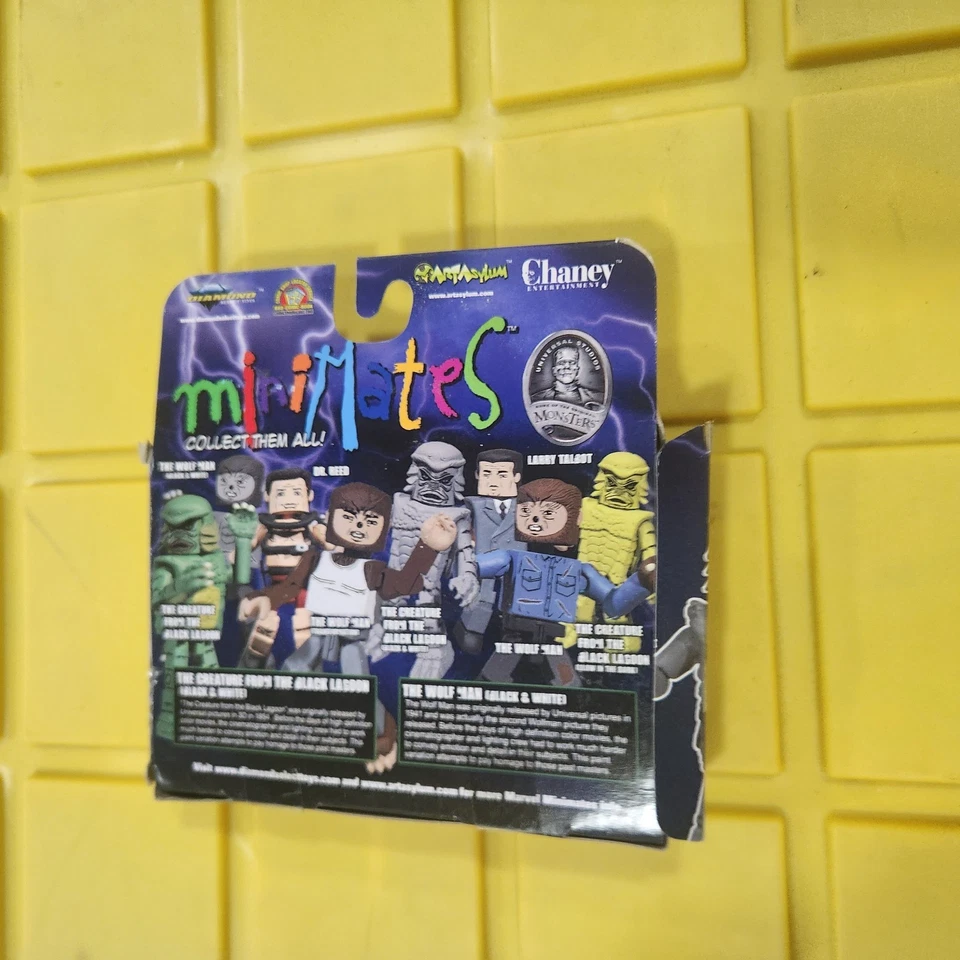 Universal Monsters Negro Blanco Criatura Negro Laguna Hombre Lobo Set Minimates H61 Foto 2 de 2