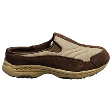 Easy Spirit Traveltime Clogs Womens Size 8M Multi Leather Wedge Comfort Slip On