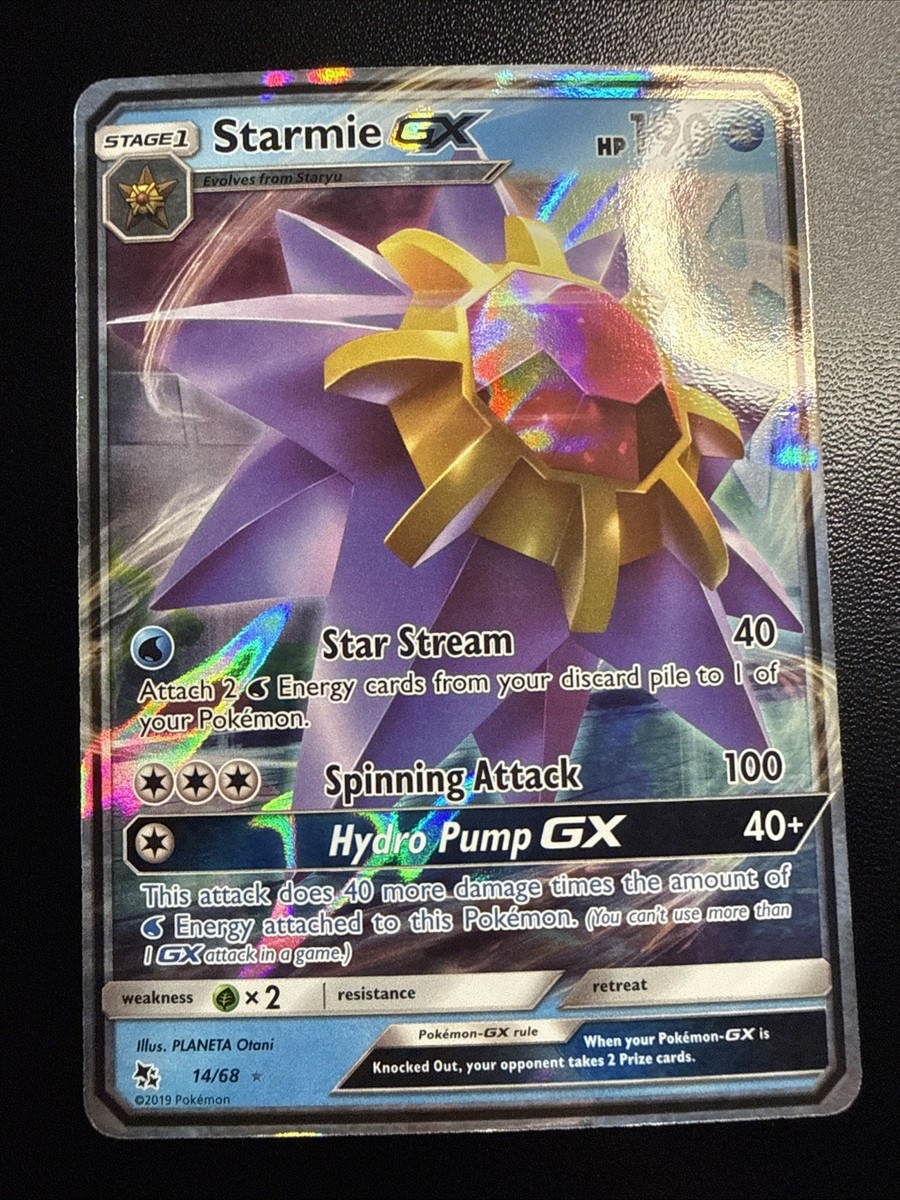 hidden fates pokemon cards prices Starmie GX 14/68 Hidden Fates Pokemon Card