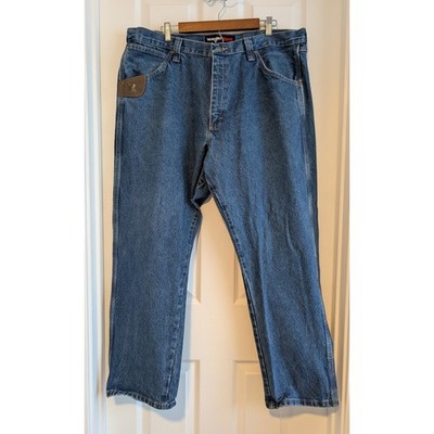 Wrangler Riggs Workwear Men's Blue Denim Carpenter Jeans Size 40x30 VERY NICE!