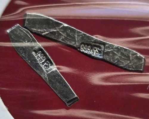 "SHARD BAR" - 1.5 Grams .999 Fine Pure Solid SILVER Bullion Mini Bar Ingot